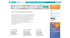 Desktop Screenshot of medizinerkarriere.de